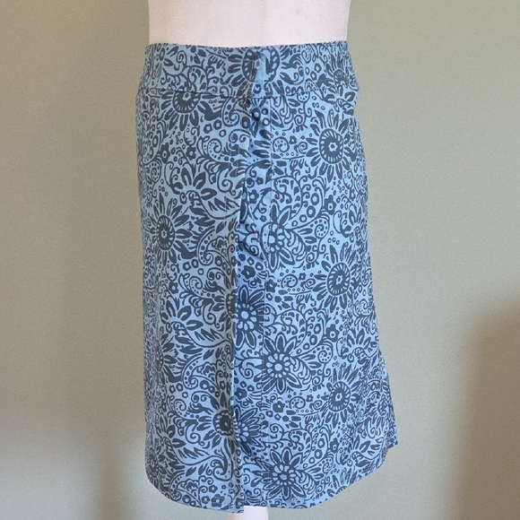 RipSkirt Hawaii Large Blue Paisley/Floral Wrap Skirt Quick-Dry Travel Size Large - Picture 4 of 11